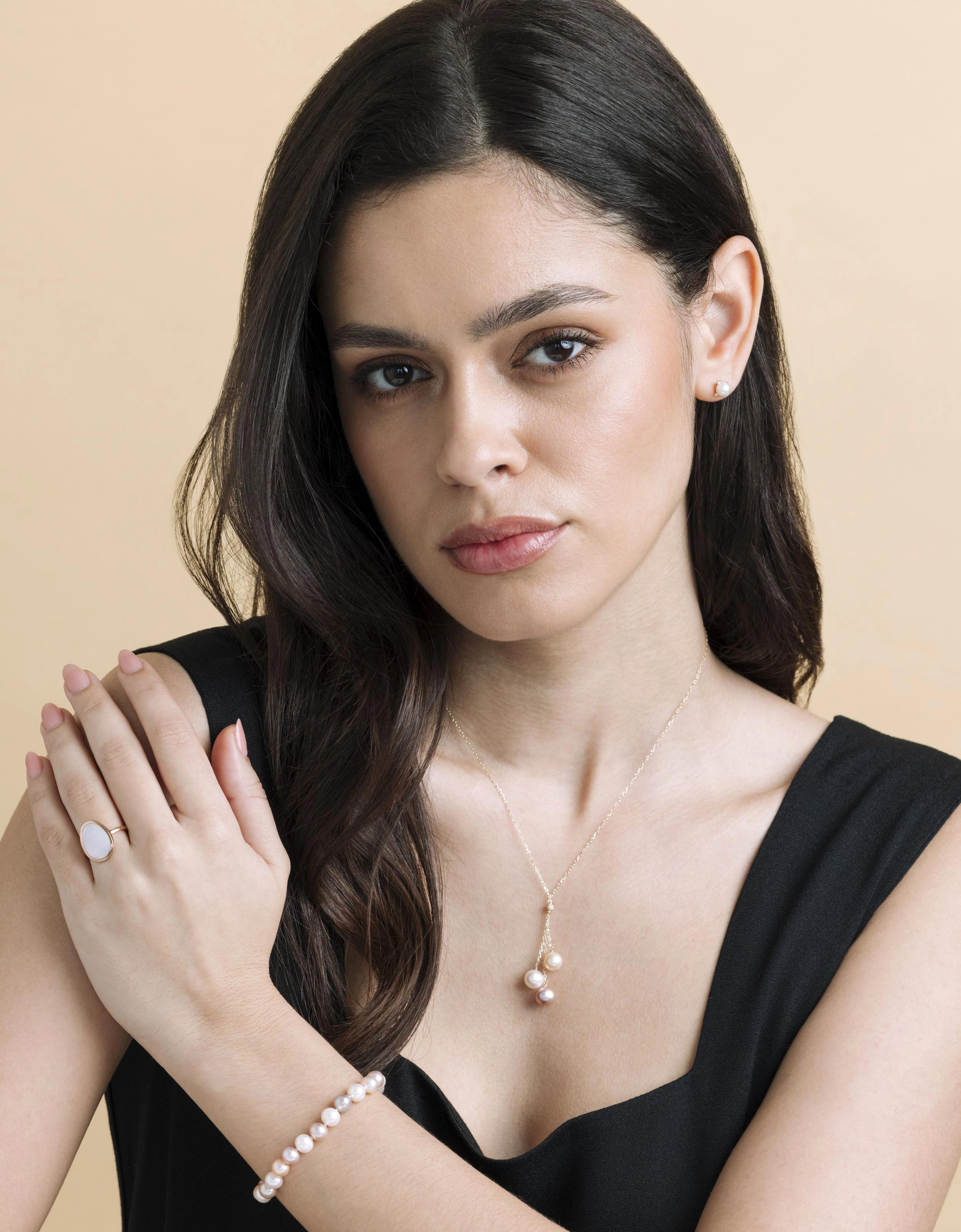 6.5-7.0mm Multicolor Freshwater Pearl Bracelet - AAA Quality