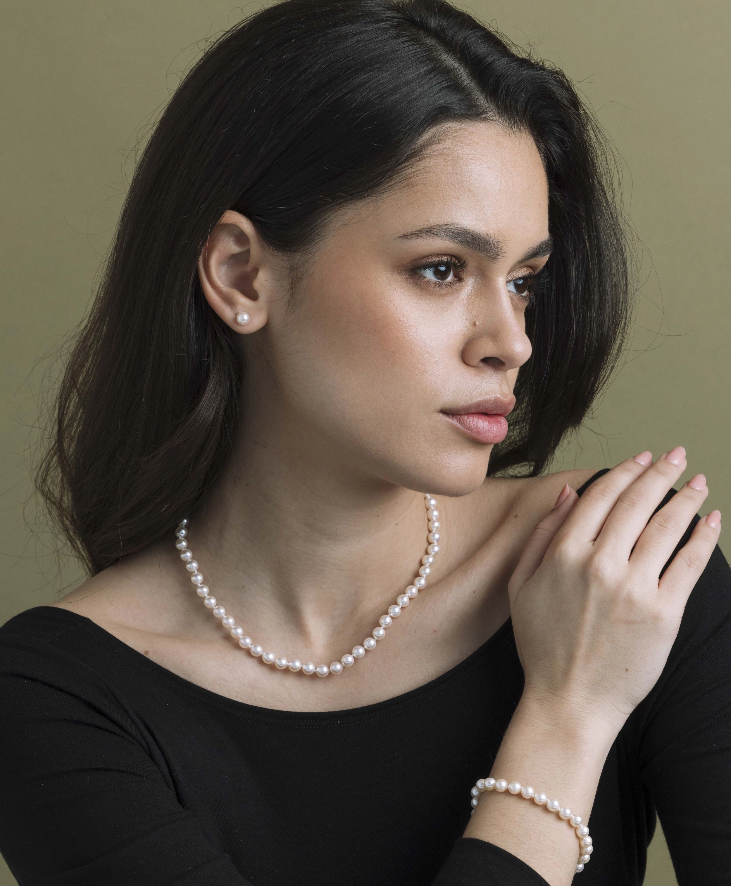 6.0-6.5mm Japanese Akoya Pearl Set