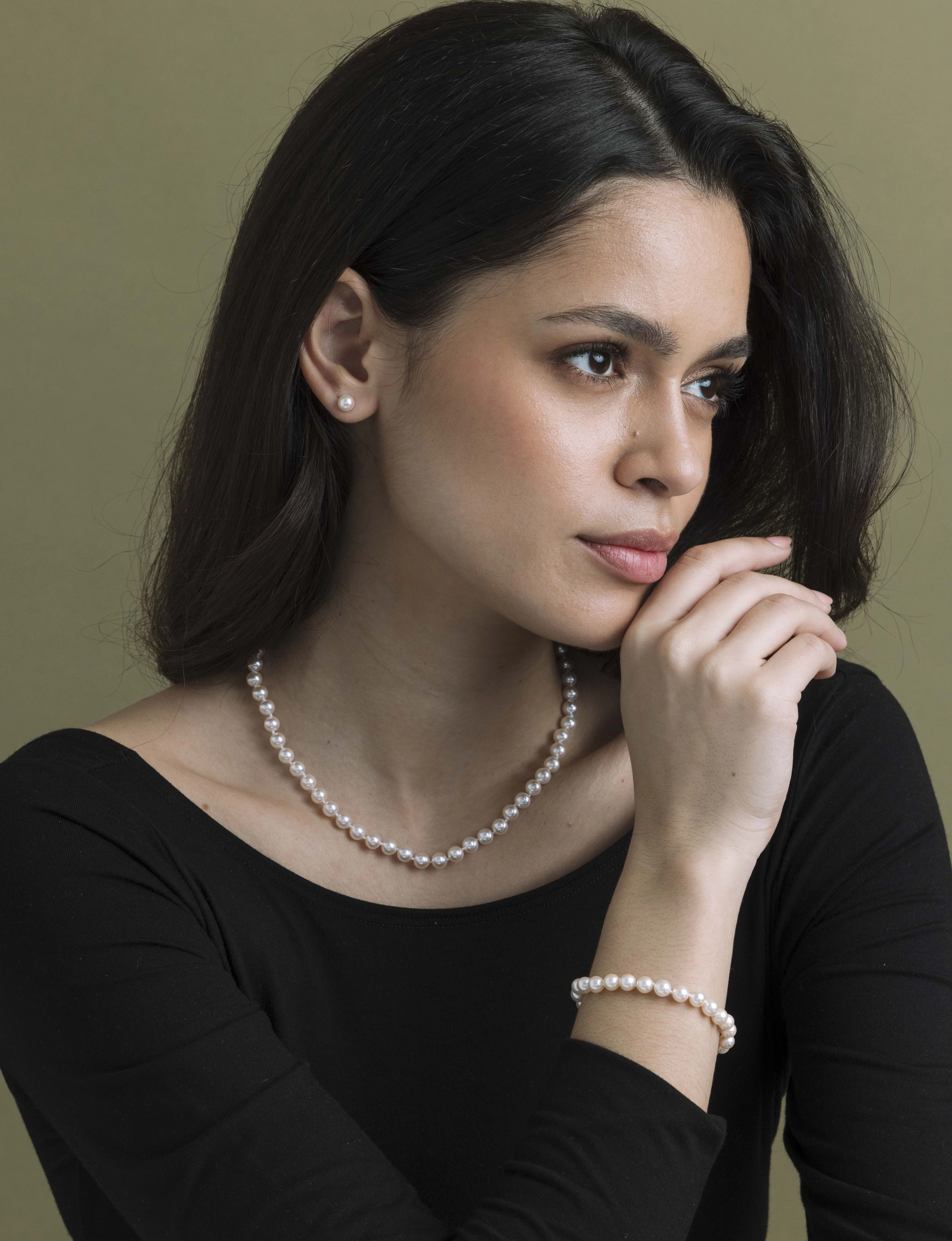 6.0-6.5mm Japanese Akoya Pearl Set