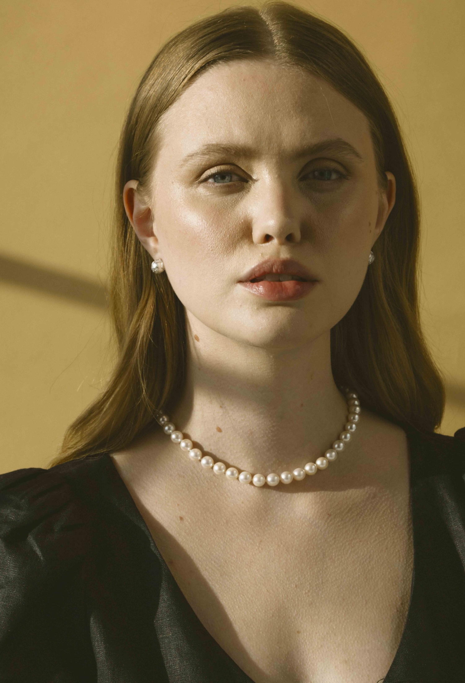 8.0-8.5mm Japanese Akoya White Pearl Necklace- AAA Quality