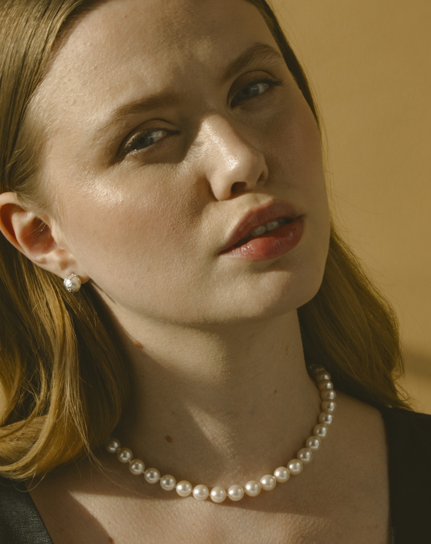 8.0-8.5mm Japanese Akoya White Pearl Necklace- AAA Quality