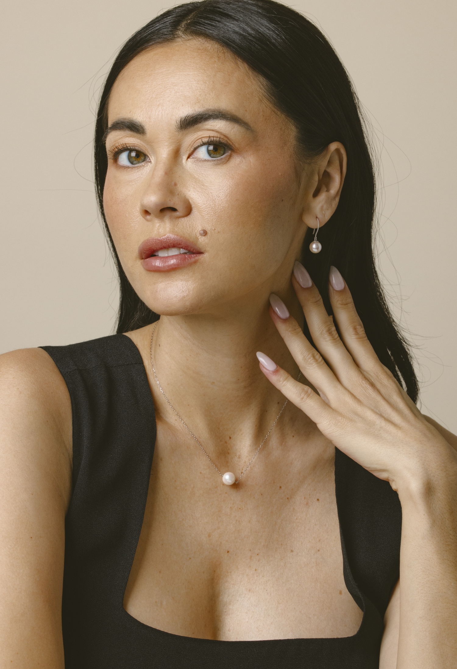 Akoya Solitaire Pearl & Gold Pendant