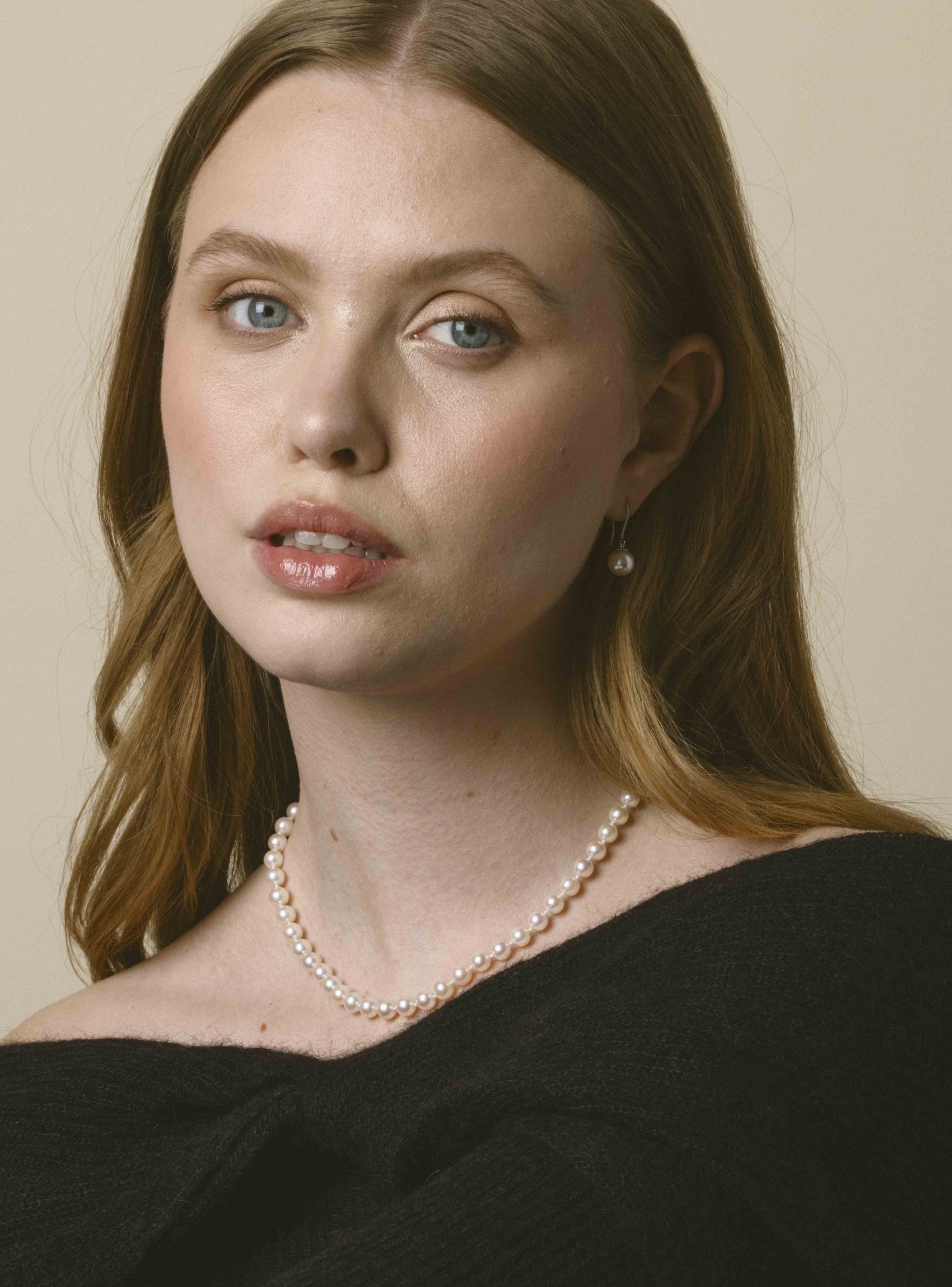 6.0-6.5mm Japanese Akoya White Pearl Necklace - AAA Quality