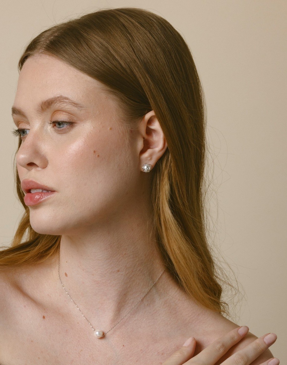 Akoya Solitaire Pearl & Gold Pendant