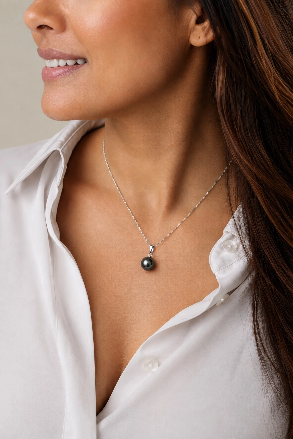 10mm Tahitian South Sea Pearl Sydney Pendant