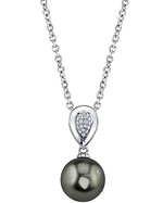 Tahitian South Sea Pearl & Diamond Alexandra Pendant