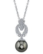 Tahitian South Sea Pearl & Diamond Casey Pendant