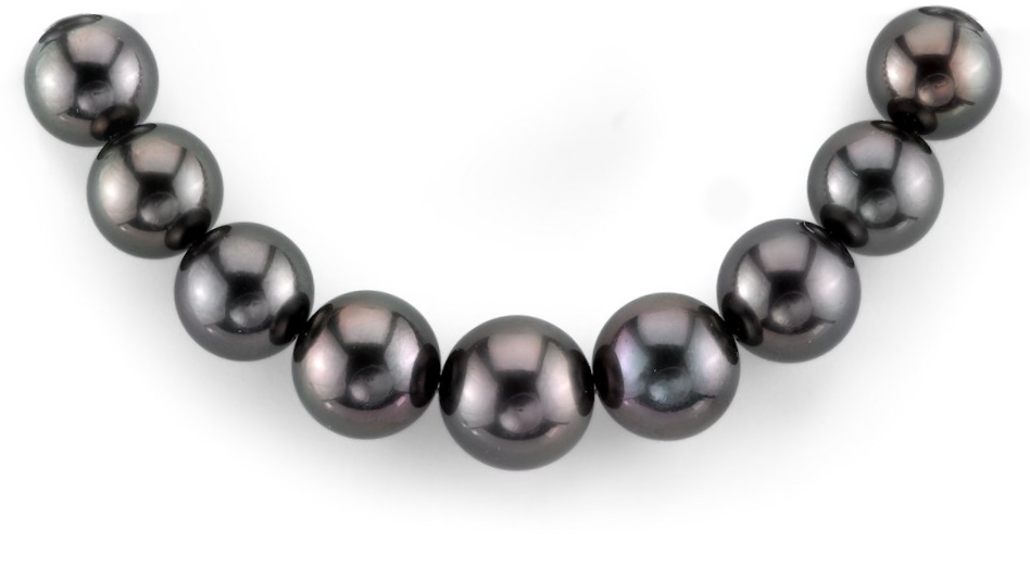 necklace made of Tahitian pearls